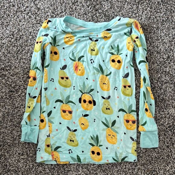 Little sleepies pineapple jam bamboo pajama top size 2T - Picture 1 of 3